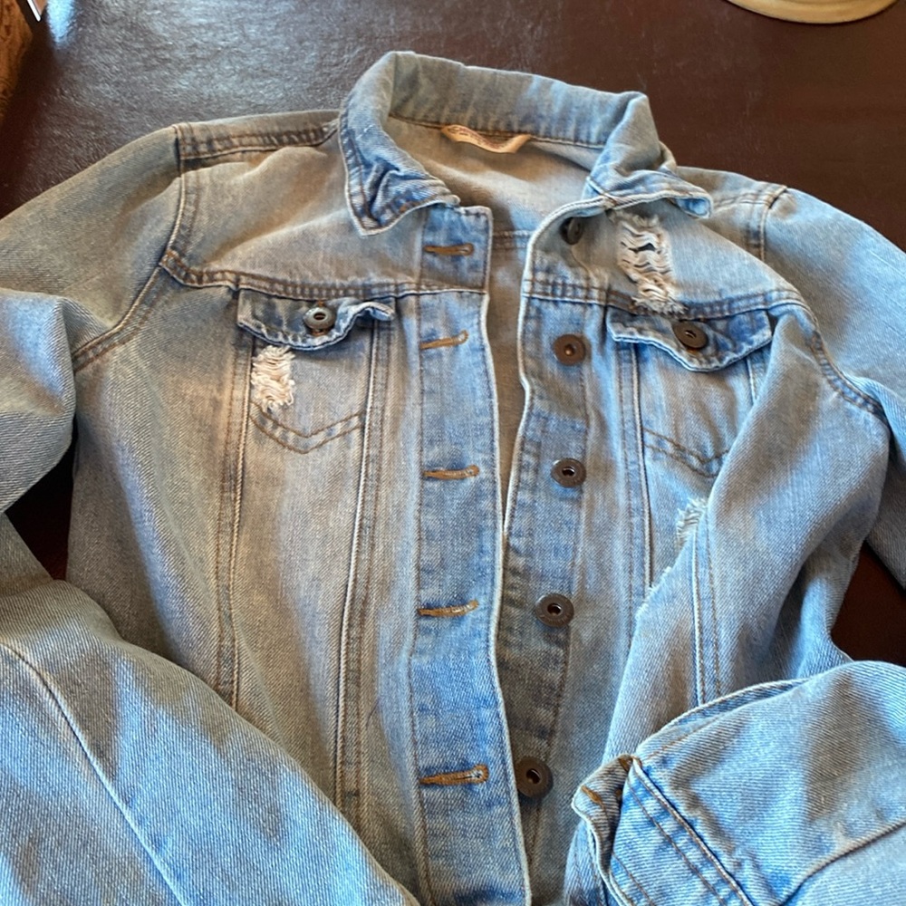 Highway Brand Distressed Jean Jacket